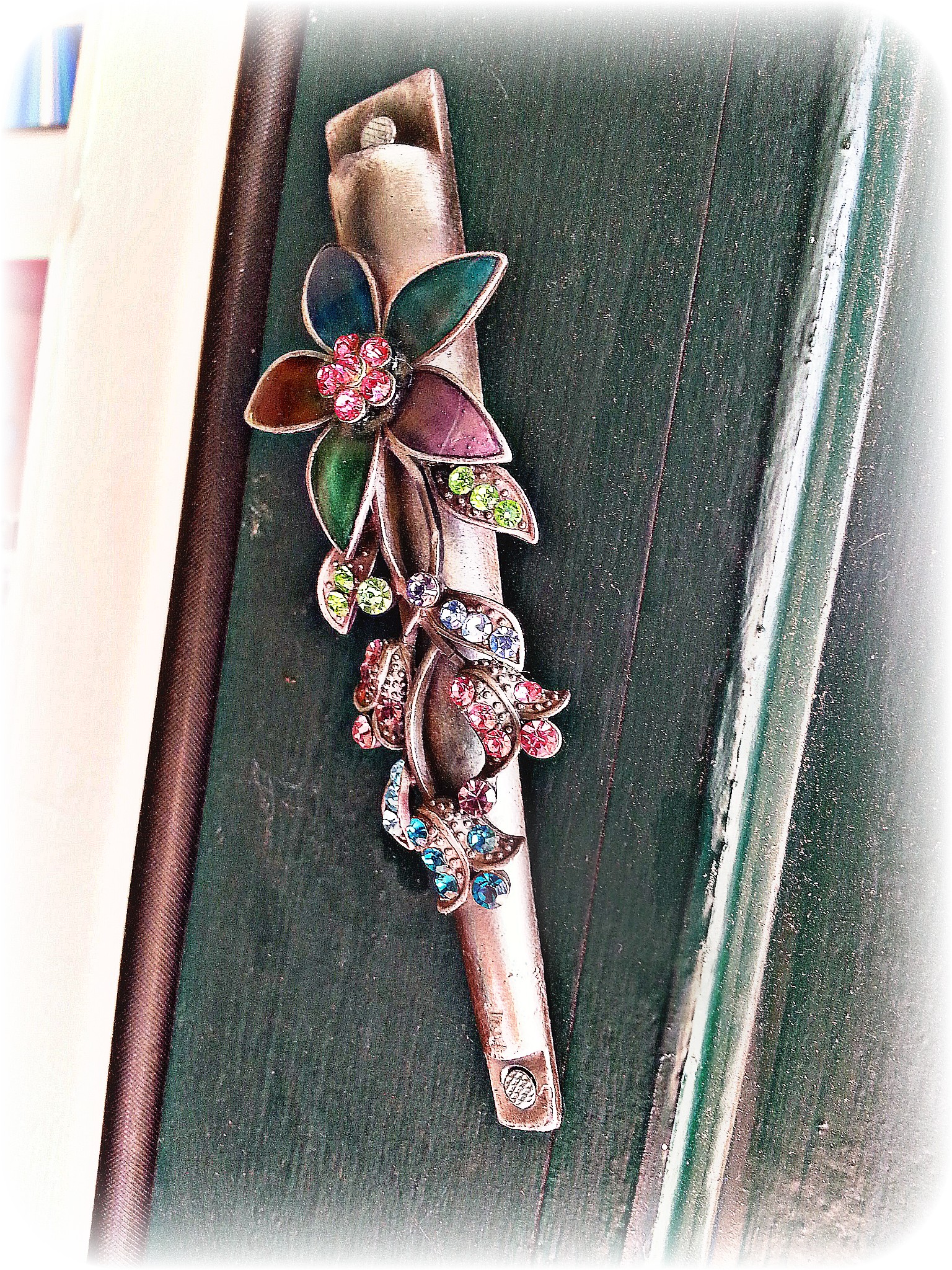 The mezuzah, from Israel 2014, that hangs on my doorpost! 